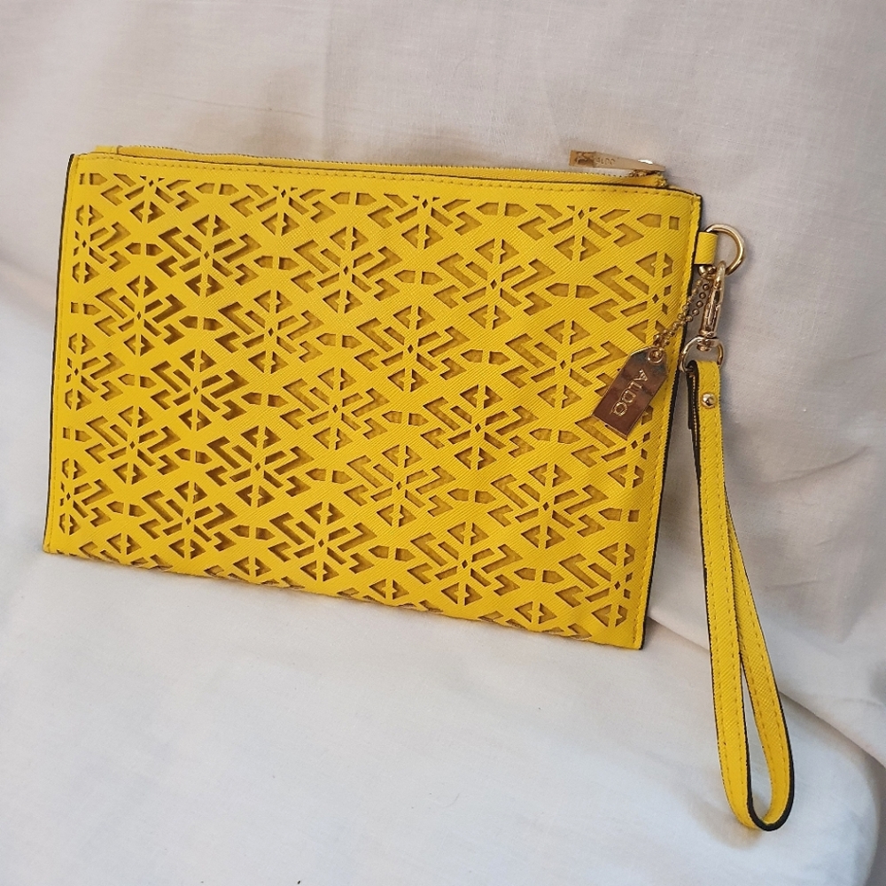 SOLD - Aldo Like-New Yellow Bag / Clutch
